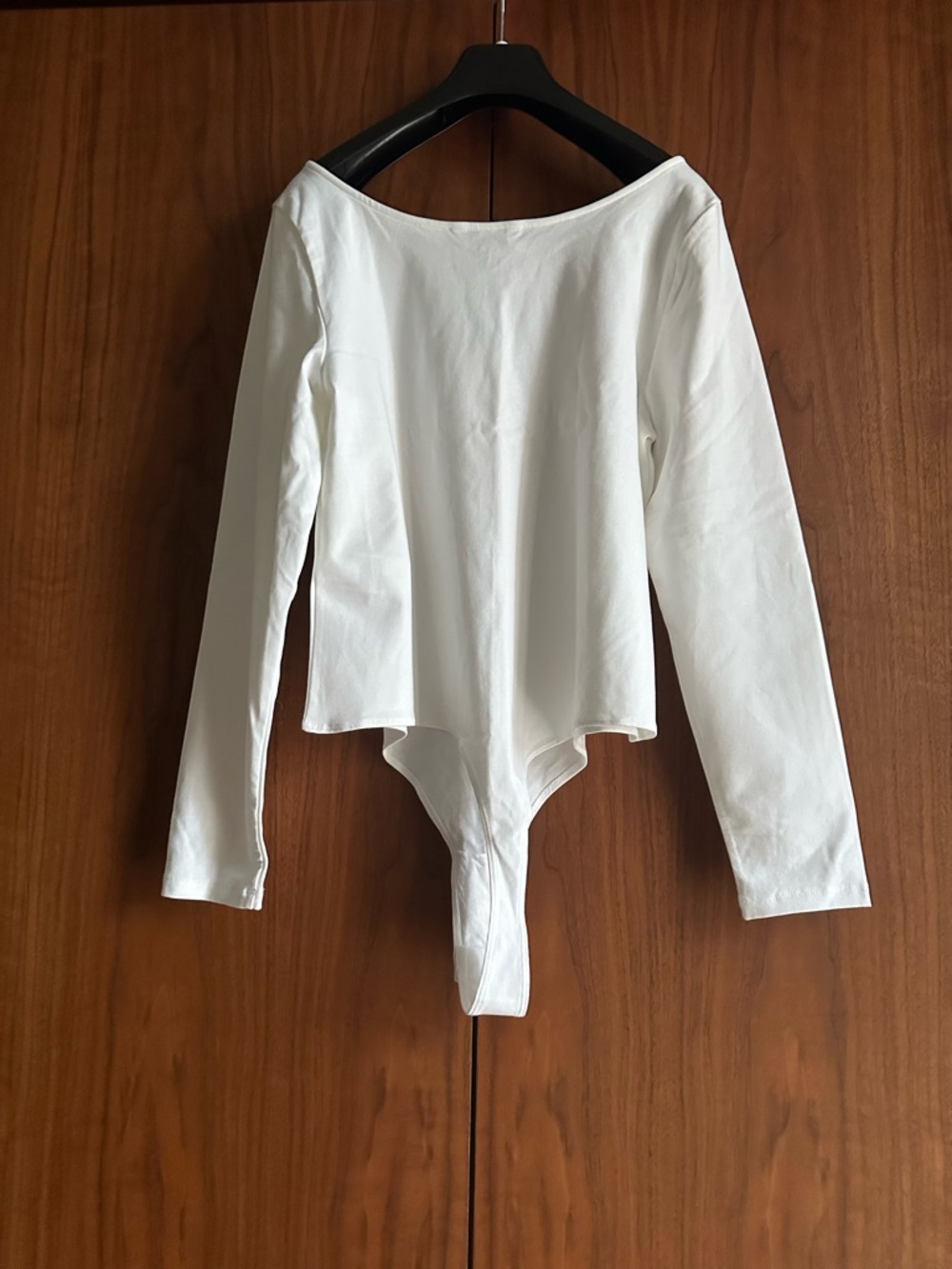 Banana Republic White Scoop Neck Bodysuit